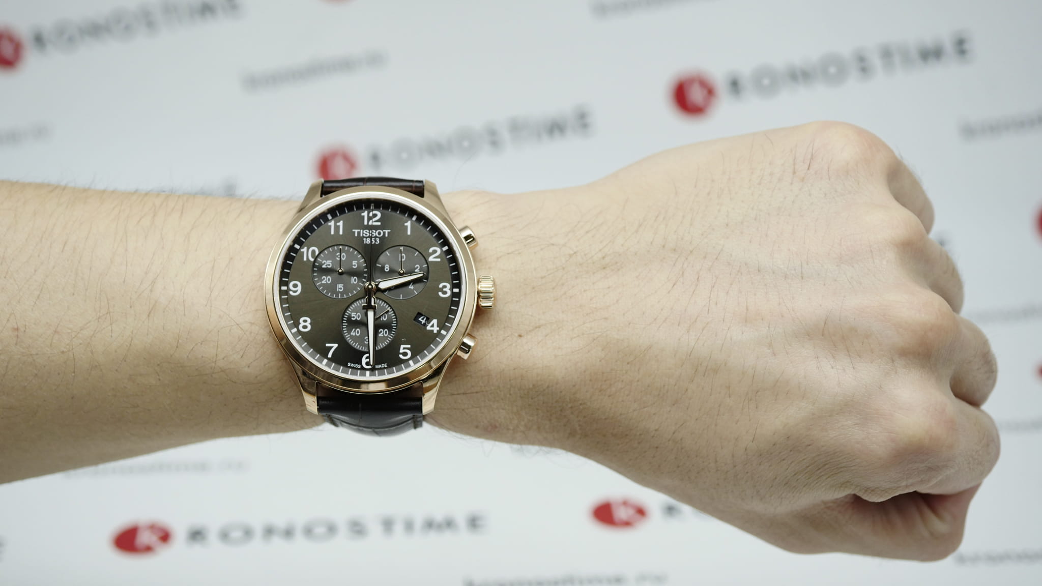 Оригинальные часы Tissot Tissot Chrono XL Classic T116.617.36.057.01 кварцевые калибр механизма eta g10.212 общий вид